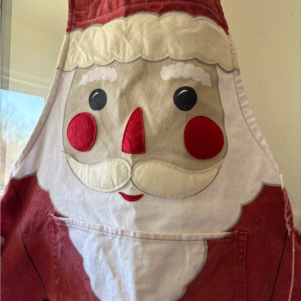 Williams Sonoma | Holiday Santa Kids Apron | One Size - Picture 3 of 11